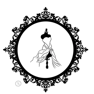 Иллюстрация Логотип для швейного ателье в стиле графика |