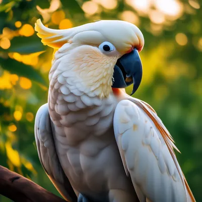 Попугай какаду красивый цветной с …» — создано в Шедевруме