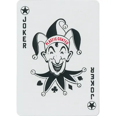 Джокер игральной карты на фоне разрозненных карт Стоковое Изображение -  изображение насчитывающей везение, дело: 194620483