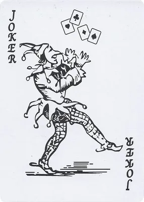 Купить картину по номерам 40х50 VA-1214 «Джокер с колодой карт» на  ColorNumbers.RU