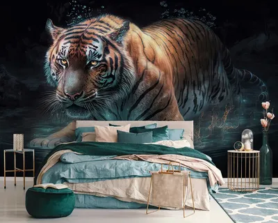 Фото 3D тигр: Уникальные обои для твоего телефона