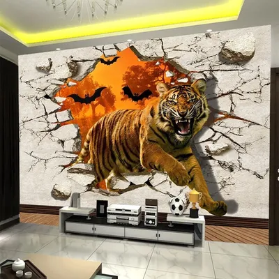 Обои 3D тигр: Скачивай в высоком качестве для iPhone
