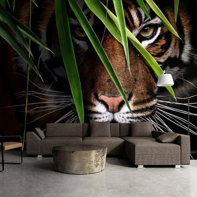 Бесплатно скачай обои: 3D тигр ждет тебя
