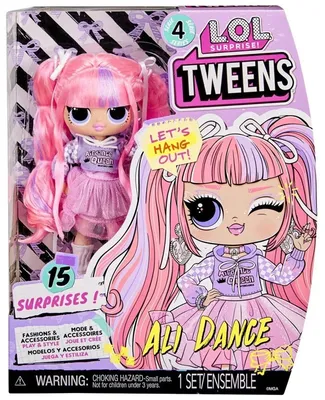 Купить кукла L. O. L. SURPRISE! Tweens Fashion Doll Ali Dance 4 series ЛОЛ  сюрприз твинс фэшион, цены на Мегамаркет | Артикул: 600011592182