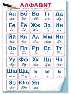 АЛФАВИТ РУССКИЙ. АЗБУКА. БУКВЫ. Карточки для детей РУЗ Ко 9828909 купить за  264 ₽ в интернет-магазине Wildberries