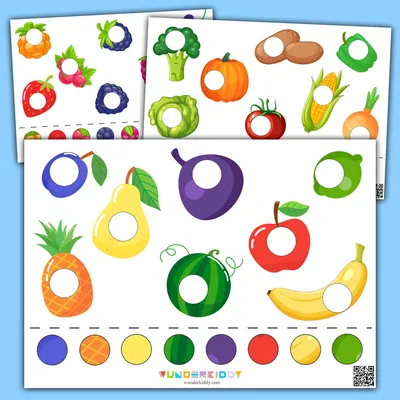 Карточки обучающие \"Овощи, фрукты, ягоды\" - Бук-сток
