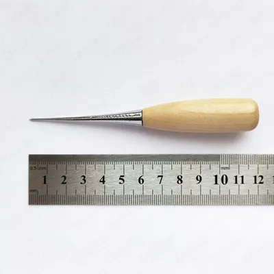 Шило для шитья кожи, с деревянной ручкой, 4 в 1 - 1046-2 - натуральная,  купить в It-Leather