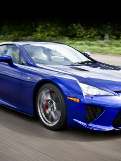 Картинка на рабочий стол концепт, машины, синий, автомобили, LFA UK-spec,  авто, Lexus 240 x 320