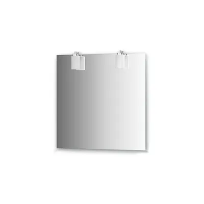 Зеркало квадратное ELLUX TANGO TAN-A2 0210 со светильниками (75х75 см)