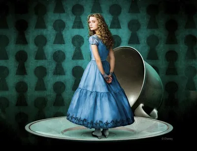 Образы девочки из сказки «Алиса в стране чудес». Посмотрите, как менялась  главная героиня