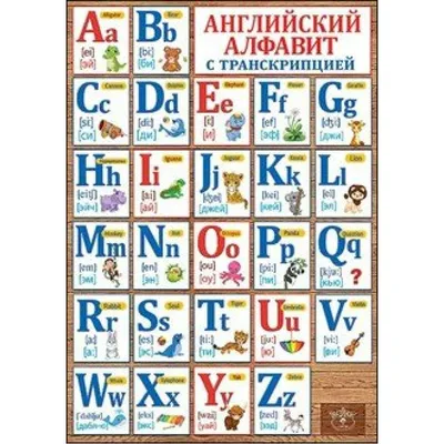 Обучающие карточки: Английский алфавит с транскрипцией. Печатные крупные  буквы. В наборе купить по цене 250 ₽ в интернет-магазине KazanExpress