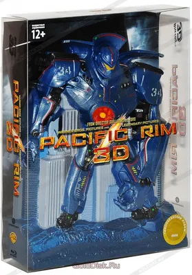 Тихоокеанский рубеж + фигурка Бродяги (Real 3D Blu-Ray + Blu-Ray + DVD) -  купить фильм /Pacific Rim/ на 3D Blu-Ray с доставкой. GoldDisk -  Интернет-магазин Лицензионных 3D Blu-Ray.