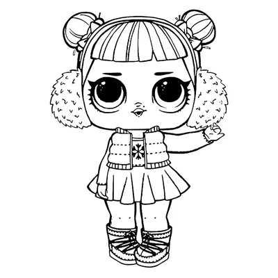 Snow Angel Lol Surprise Doll coloring page - Download, Print or Color  Online for Free