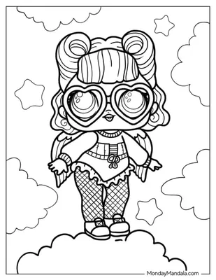 Lol Omg Big Sister Angel 683X1024 coloring page