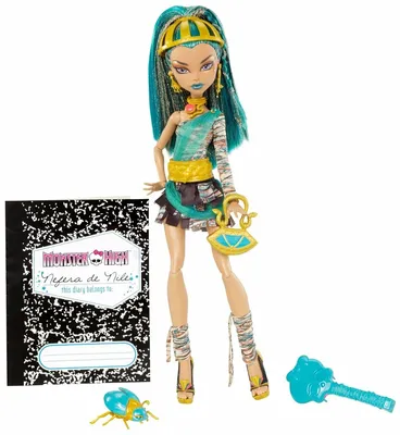 Кукла Monster High Нефера де Нил с питомцем, 27 см, W9115 — купить в  интернет-магазине по низкой цене на Яндекс Маркете