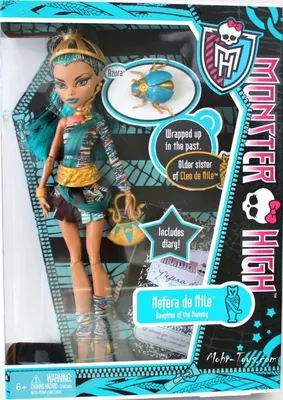 Кукла монстер хай Monster High Boo York Нефера де Нил бу йорк - купить  недорого б/у на ИЗИ (53120411)