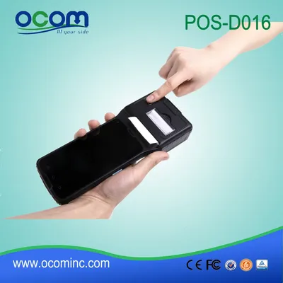 Portable Android 4.2.2 Pos Terminal with Pos Printer