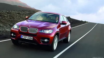 Обои на рабочий стол Серый Bmw X6m competition first edition сзади, обои  для рабочего стола, скачать обои, обои бесплатно