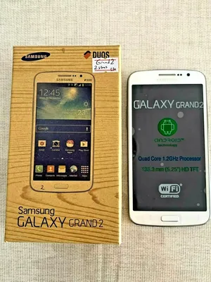 Samsung Grand 2 DUOS. 5.25\" 2SIM 3G RAM1.5GB ROM8GB.2и8mPix FM Чёрный —  Купить на BIGL.UA ᐉ Удобная Доставка (1379722988)