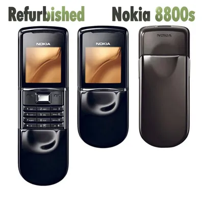 Nokia 8800 Arte, 1GB, 3G, ABC, Black, BRAND NEW, FACTORY UNLOCKED, Nokia  8800e-1 Arte 1GB Stainless Steel (Black), OEM, SINGLE SIM | KICKmobiles®