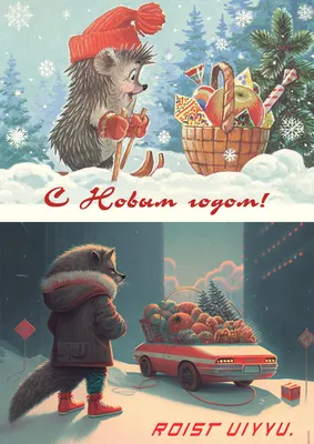 Советские открытки глазами Midjourney | Пикабу