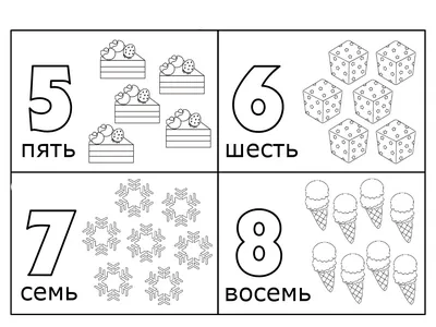 Раскраска Изучаем цифры - детские раскраски распечатать бесплатно