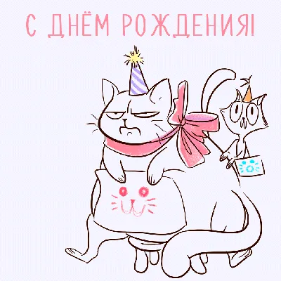 Открытка с котом - 72 фото