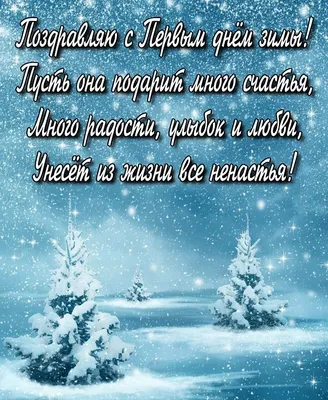 С первым днем зимы 2023 года: открытки и картинки к 1 декабря - МК Волгоград