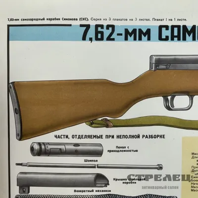 Карабин Симонова СКС-45 | Пикабу