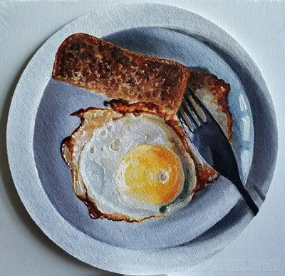 Необыкновенно вкусный Завтрак Из Яиц с колбасой и хлебом - YouTube