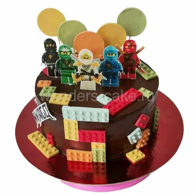 Торт для любителей Lego Ninjago❤️ Это ли не мечта для ребёнка? Яркий,  тематический детский торт! Торты на заказ принимаем от 3-х кг! | Instagram