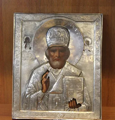 Икона Николай Чудотворец 19 век цена отличная! Продажа антиквариата в  Москве! DR0149