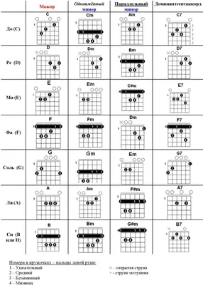 Простые аккорды для начинающих | Статьи на Струнки.ру