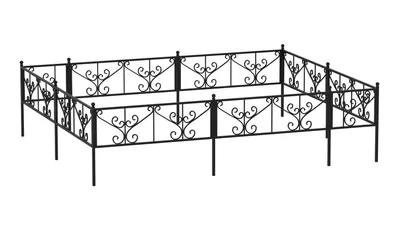 Изготовление ограды на могилу на кладбище, фото и цены, можно купить с  доставкой