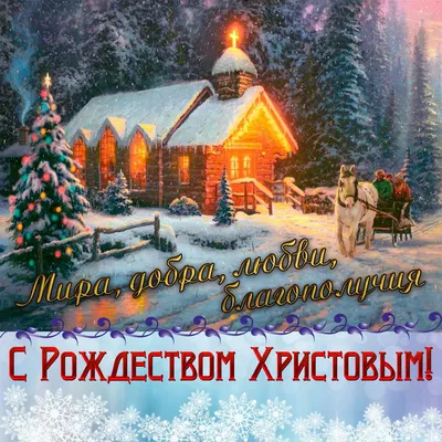 Открытка с Рождеством Христовым (ID#2047089286), цена: 8 ₴, купить на  Prom.ua