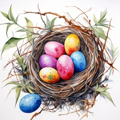 Пасхальные яйца фона на голубом фоне оформлении поздравительной открытки  Стоковое Изображение - изображение насчитывающей праздник, горизонтально:  175139893