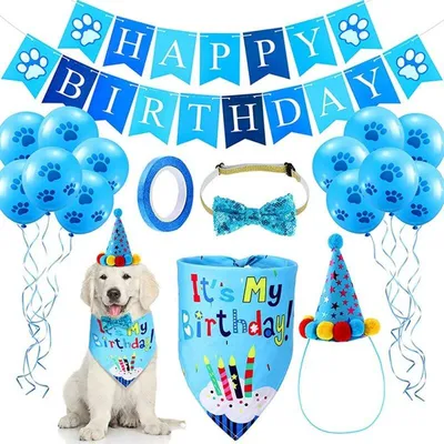Открытки и прикольные картинки с днем рождения с собаками