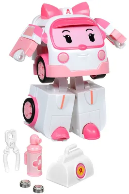 Игрушка робот трансформер Robocar Poli, Эмбер трансформер 7,5 см, Робокар  Поли, 83047 - купить с доставкой по выгодным ценам в интернет-магазине OZON  (686289111)