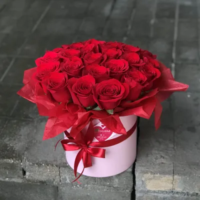 19 роз в коробке купить в Минске — Цена в интернет-магазине