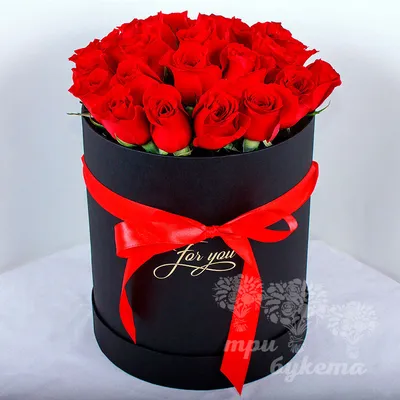 ᐉ Розы в коробку \"Первая буква\" — интернет-магазин ZakazBuketov