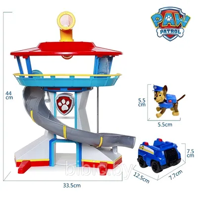 Paw Patrol Игровой набор Щенячий патруль мини смотровая Башня / цвет белый,  голубой купить в Тюмени