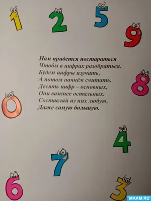 Презентация на тему: \"Цифры в стихах.\". Скачать бесплатно и без регистрации.