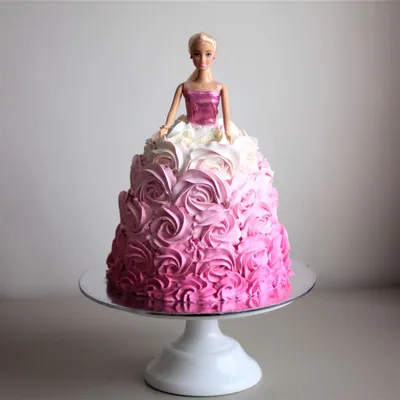 Торт на Барби пати — на заказ по цене 950 рублей кг | Кондитерская Мамишка  Москва