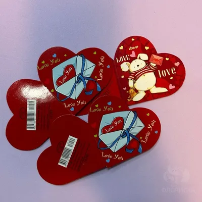 Открытка \"День влюбленных\", валентинка купить по низким ценам в  интернет-магазине Uzum