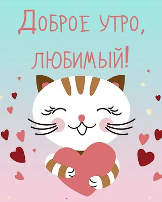 Доброе утро🌷🌈милая ❤️С добрым утром❤️любимая❤️доброго утра хорошего дня -  YouTube | Счастливые картинки, Открытки, Веселые картинки