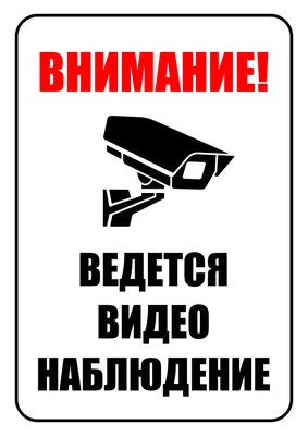 Купить Знак оповещательный ПВХ 002 Ведется видеонаблюдение, 10 на 20 см по  привлекательной цене с быстрой доставкой по России