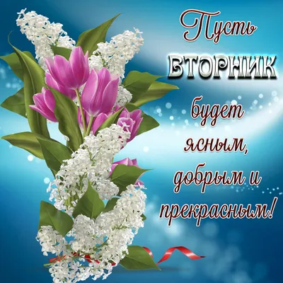 Гифки \"Доброго утра вторника!\" (52 шт.)