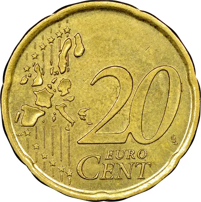 Rare Euro Coin 2002 Italy 20 Cent - Etsy