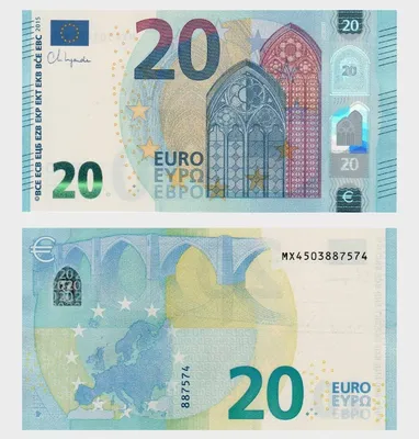 20 EURO banknote bill | eBay