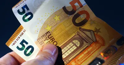 50 euro banknote isolated on white! Stock Photo - Alamy